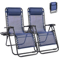 Blue 2‑Pack Zero Gravity Lounge Chairs