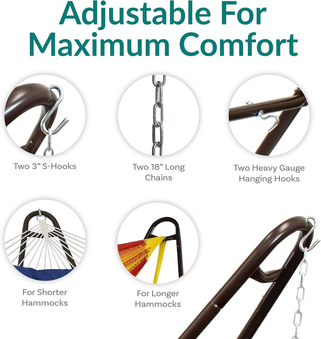 Universal Heavy‑Duty Hammock Stand with Chains
