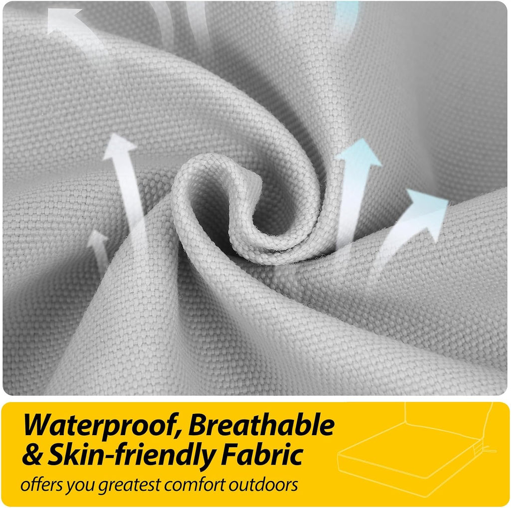2‑Pack Outdoor Patio Chair Cushions