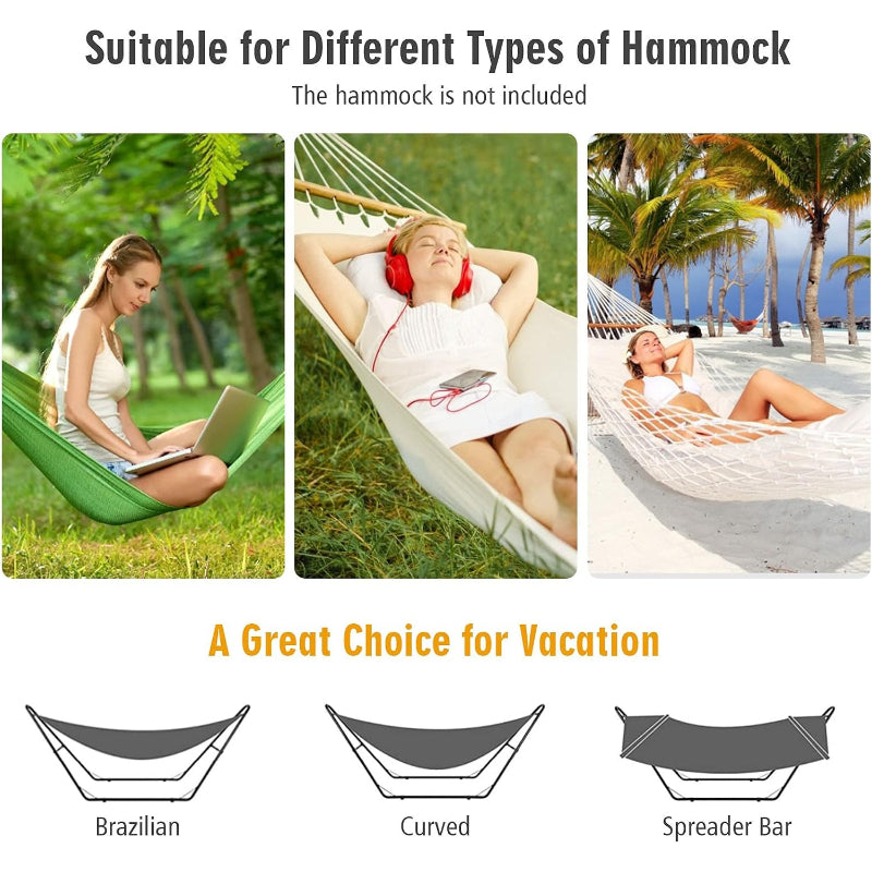 Universal 2‑Person Hammock Stand Only