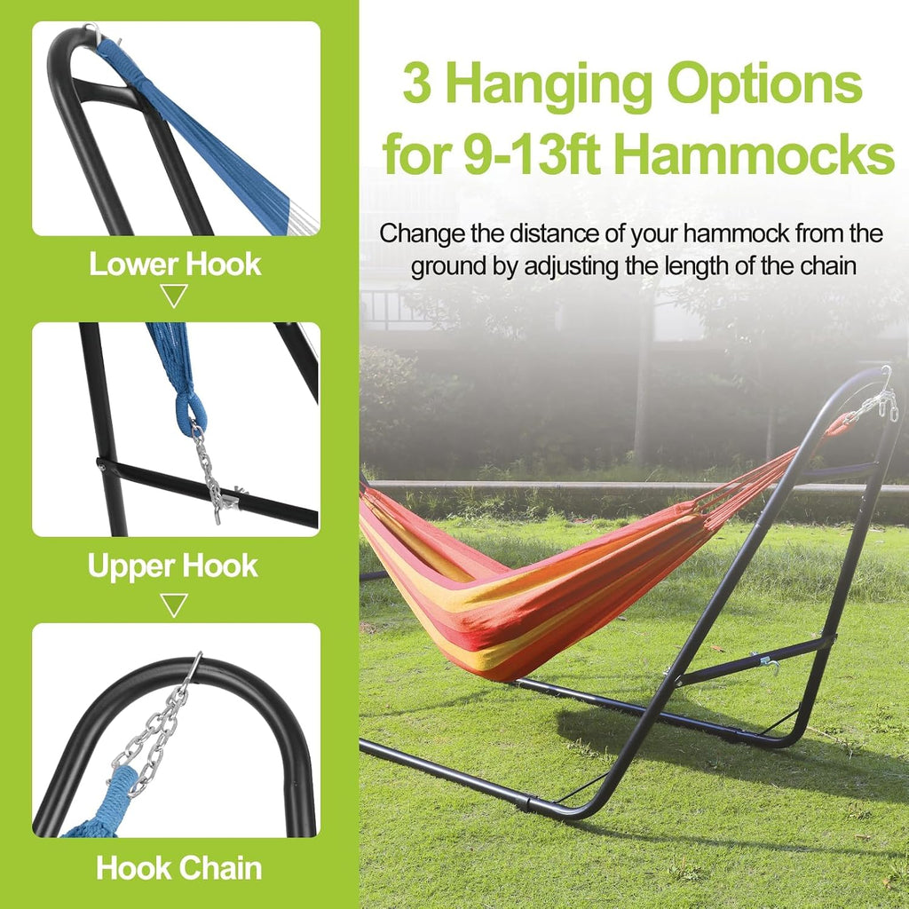 Heavy‑Duty Steel Hammock Stand 550‑LBS