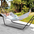 Black Universal 2‑Person Hammock Stand