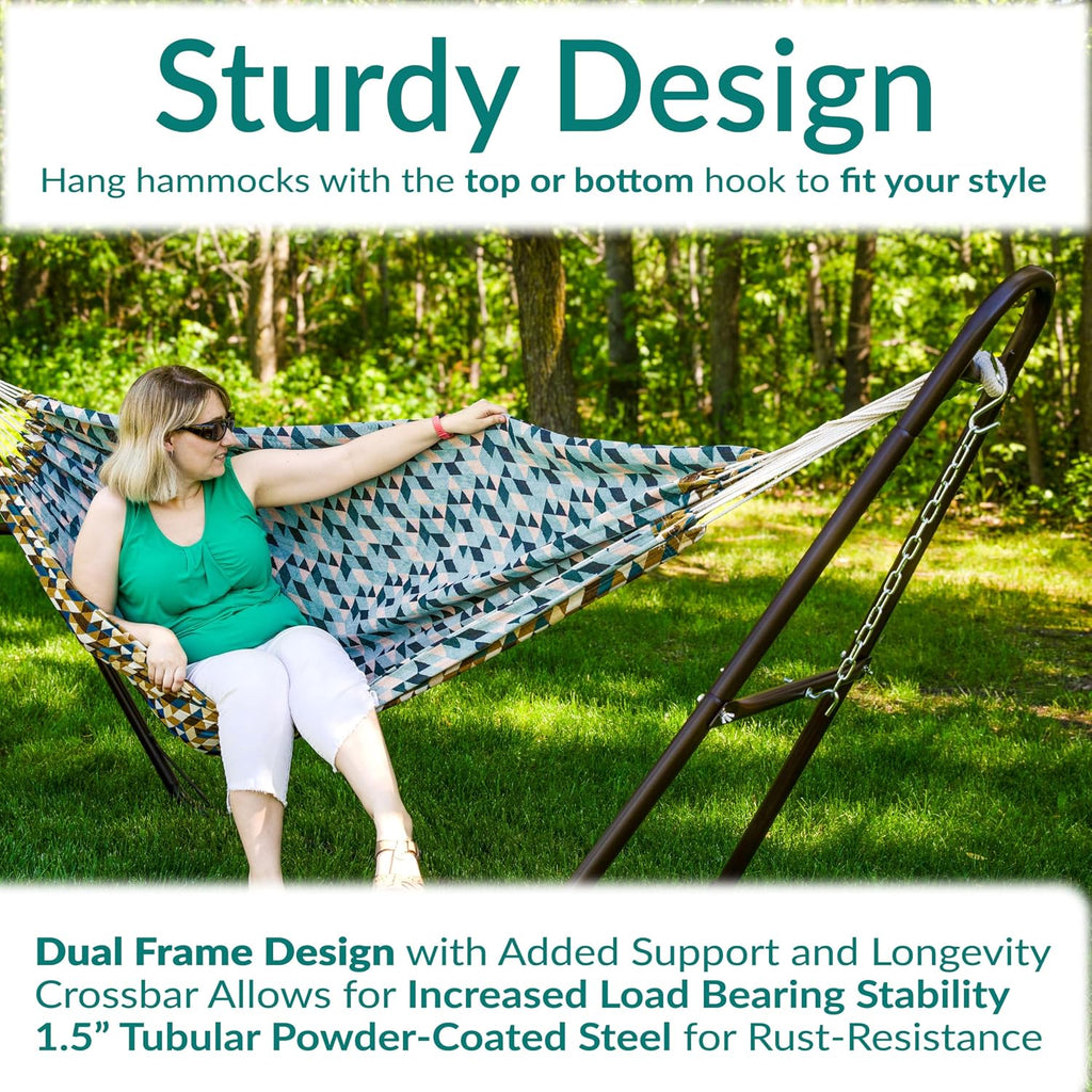 Universal Heavy‑Duty Hammock Stand with Chains