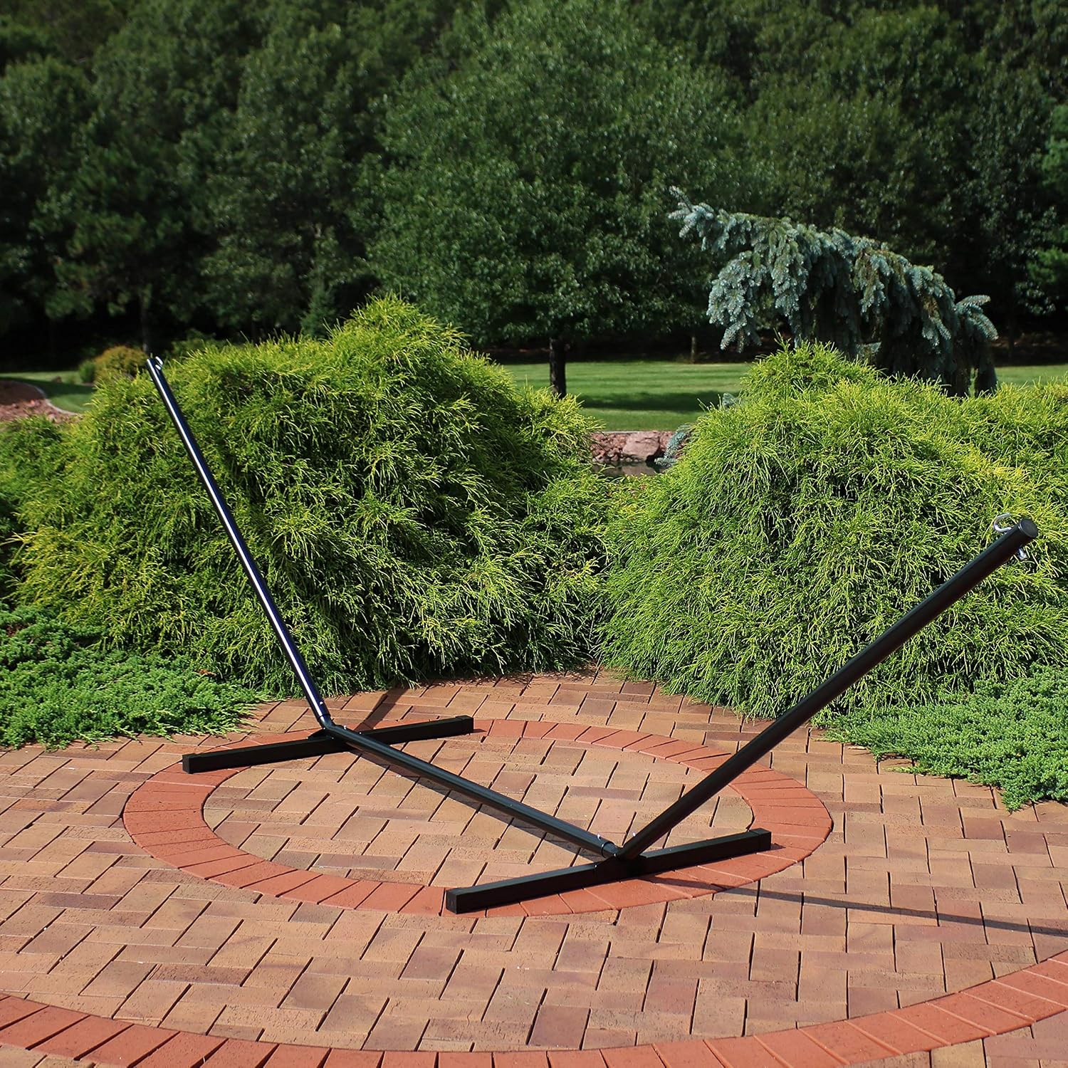 Black Heavy‑Duty Hammock Stand